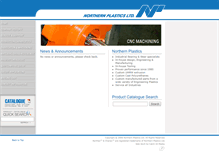 Tablet Screenshot of northernplastic.com